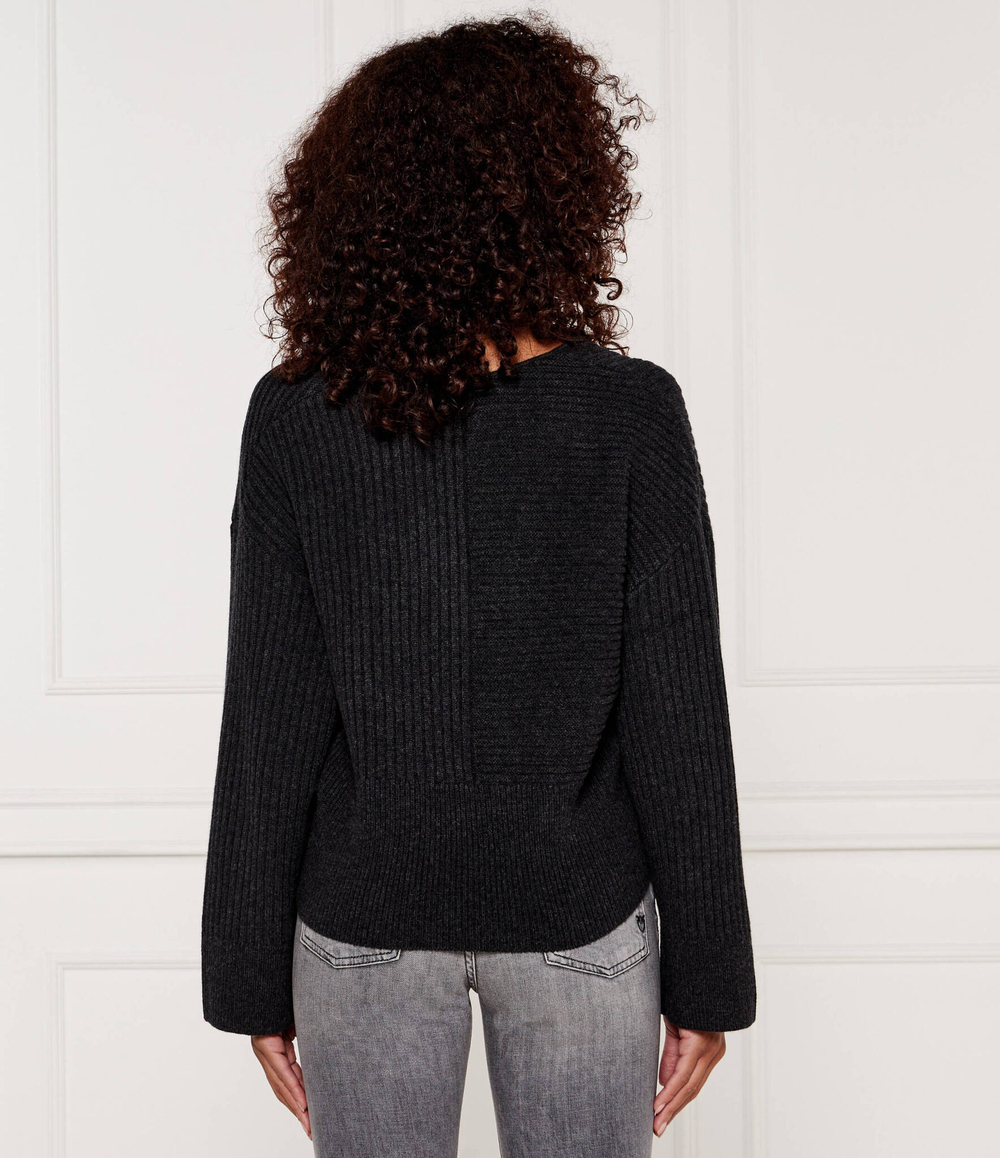 Хлопковый свитер aphrodite giant Pinko - графитовый(104389 A27B)