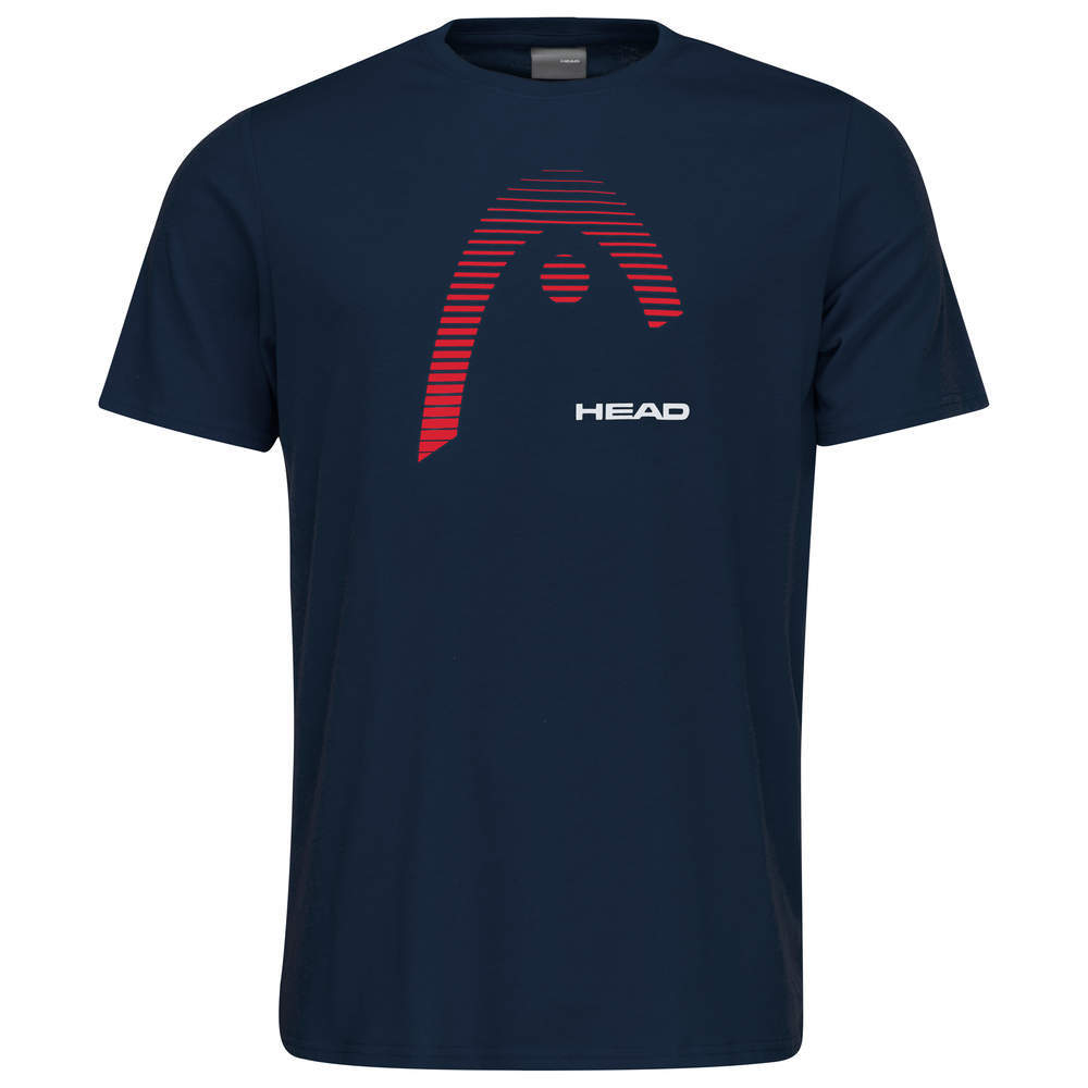 Футболка для мальчика теннисная Head Club Carl T-shirt JR - dark blue