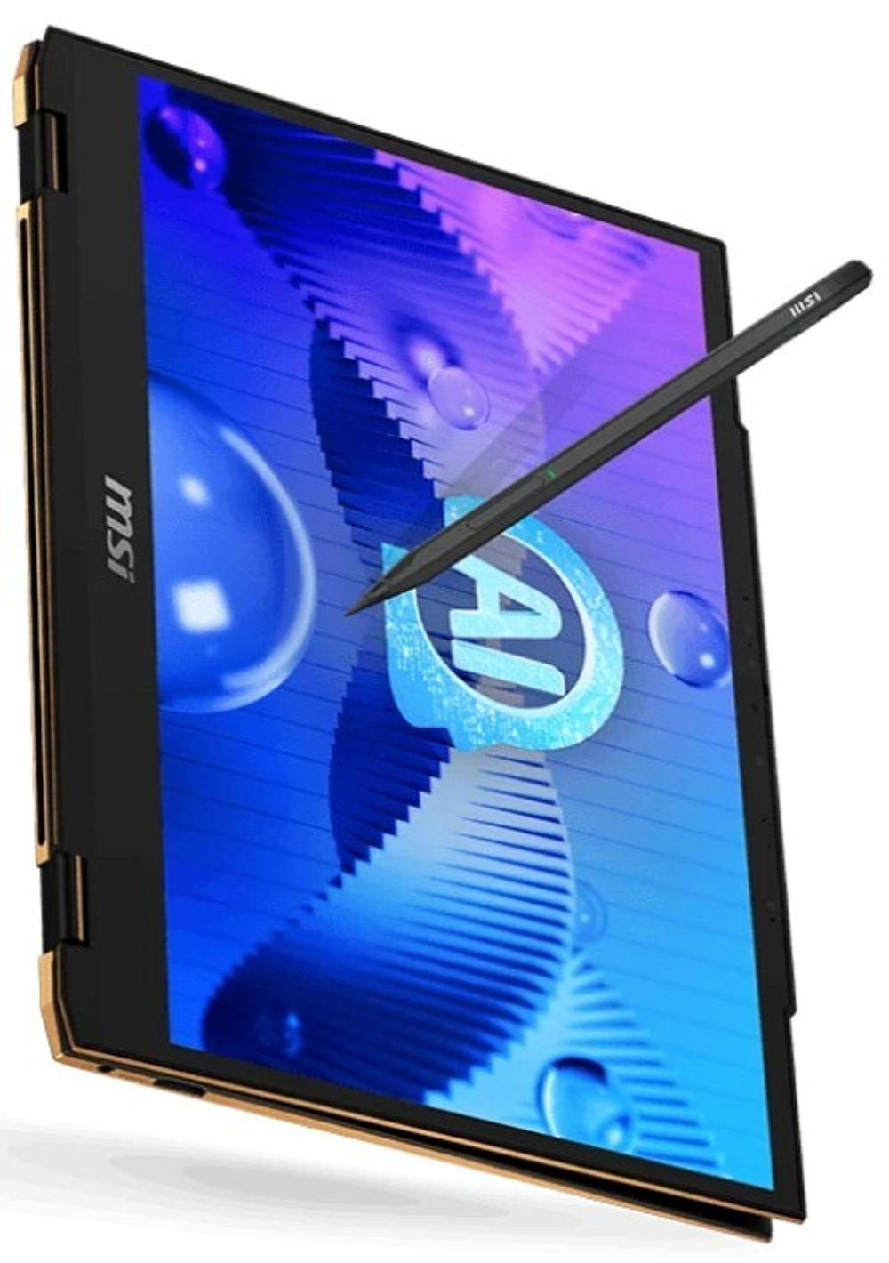 Ноутбук  MSI Summit E13 AI Evo A1MTG-001US 13.3 ", Core Ultra 7, 16 Гб RAM, 1 Тб SSD, Arc graphics, Черный