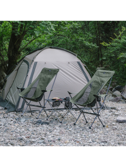 Кресло туристическое Naturehike YL06 складное, 47х36,5х98,5 см, высокая спинка, до 150 кг, зеленое
