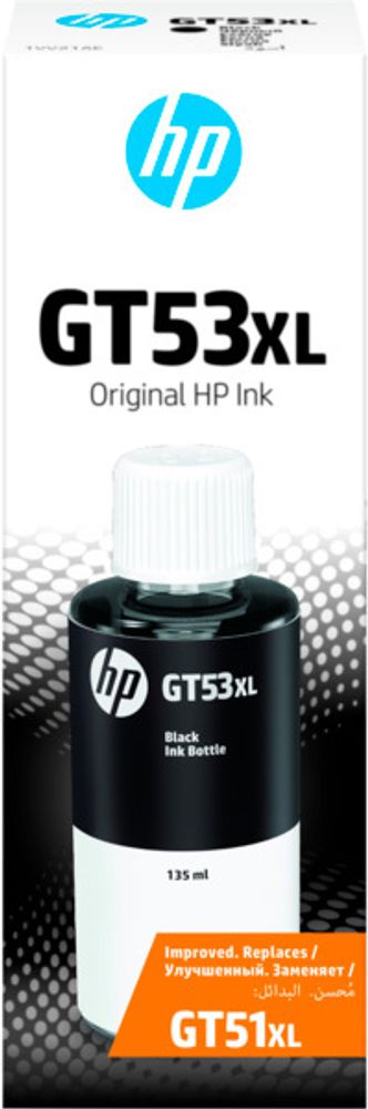 Ёмкость с чернилами HP GT53 черная увеличенной емкости 135 мл (6000 стр)