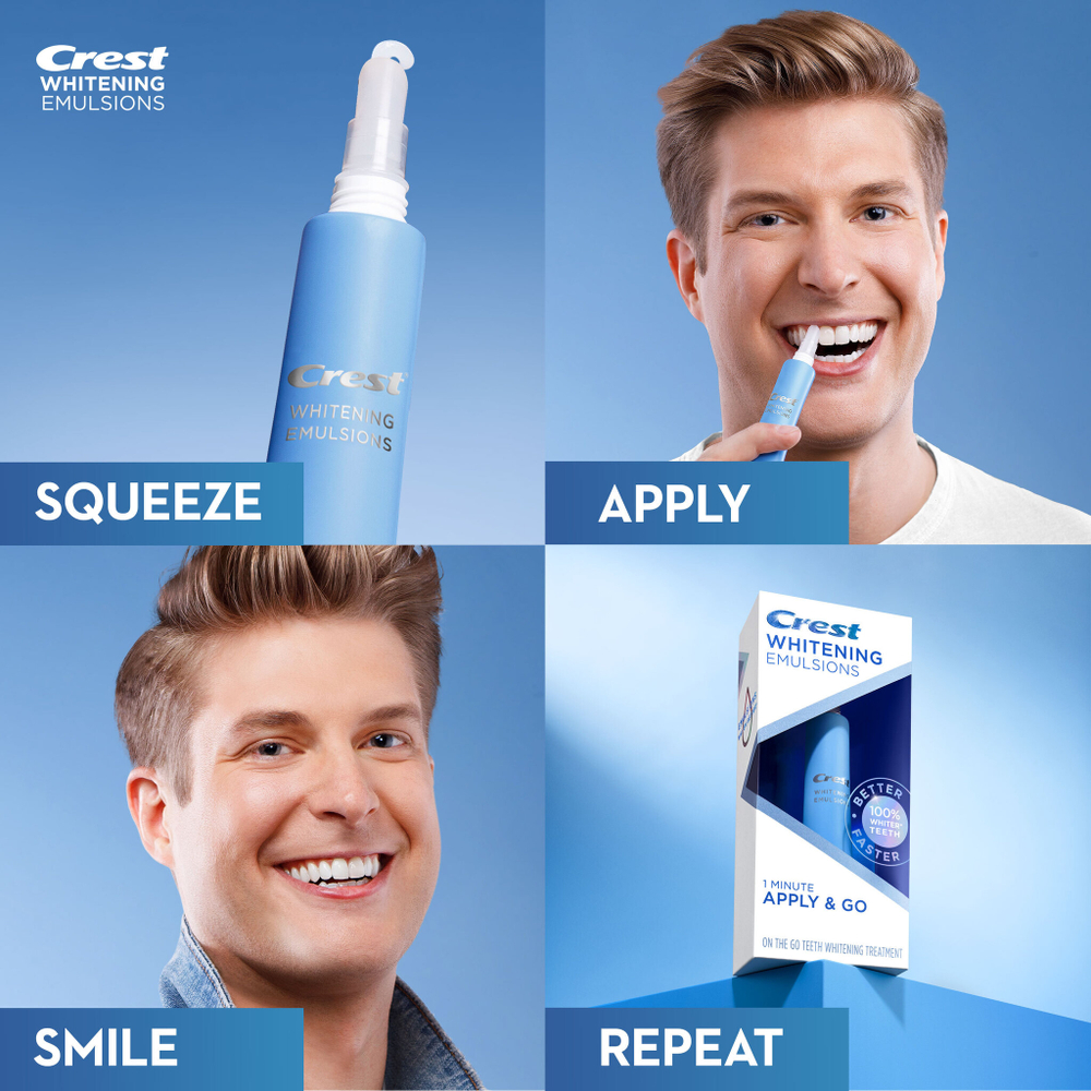 Crest 3D White Daily Whitening Serum Advanced Enamel White Отбеливающая эмульсия