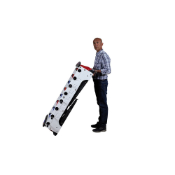 Игровой стол - футбол &quot;STORM F-3 FAMILY OUTDOOR TELESCOPIC&quot; (138x76x88, жетоноприемник) с защитным корпусом