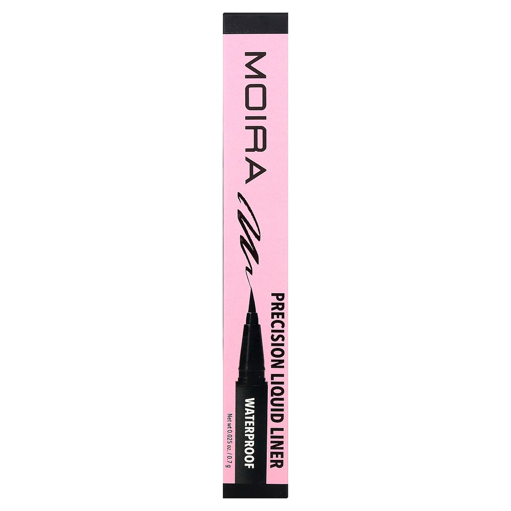 Moira Beauty, жидкая подводка, водостойкая, оттенок 01 черный, 0,7 г (0,025 унции)