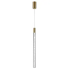 4369/5L HIGHTECH ODL23 235 полированное золото/акрил с пузырьками Подвесной св-к IP20 LED 4W 200Лм 3000K SPARKY