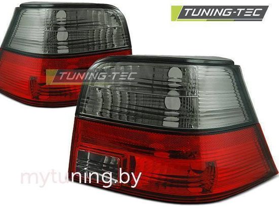 Задние фонари VW Golf 4 red smoke