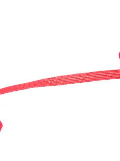 100 К-195/6 Тесьма эластичная Lauma 6 мм, красный 100
