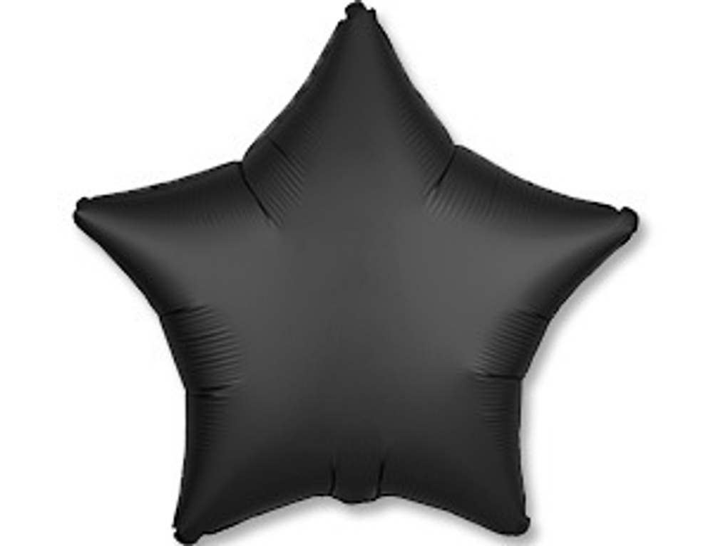 А 19"/48 см, Звезда, Сатин, Черный (Onyx), 1 шт