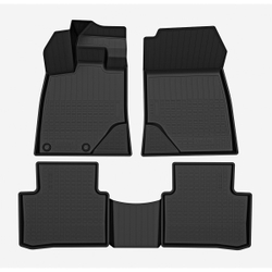 Ковры в салон Norplast для Peugeot 5008 III 2024-, Черный, 1,2 ряд, арт.NPA11-C64-540