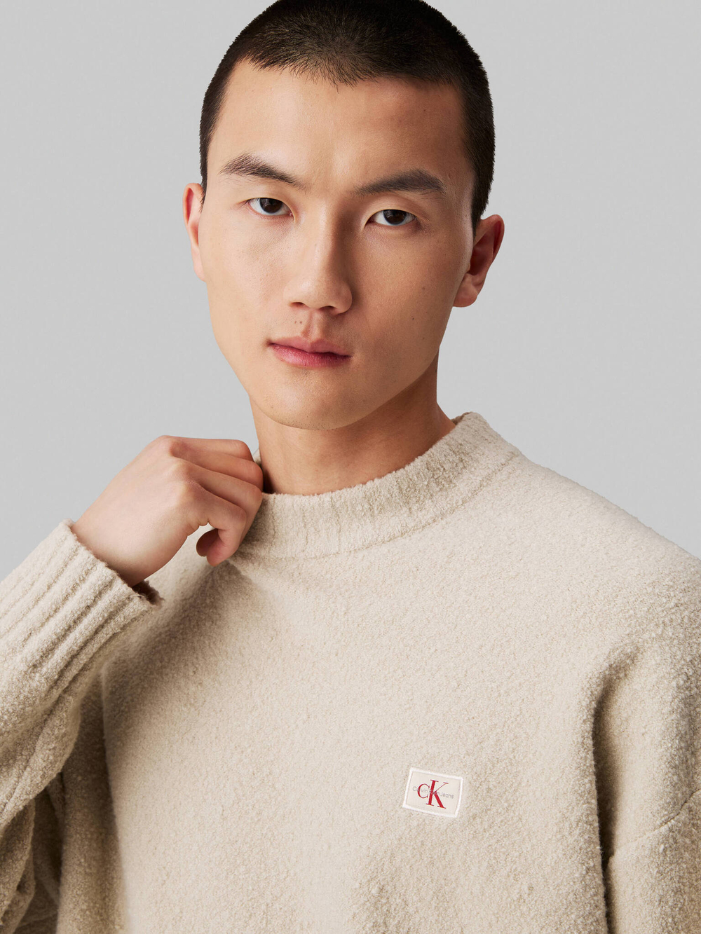 Свитер CALVIN KLEIN JEANS - бежевый(J30J326202)