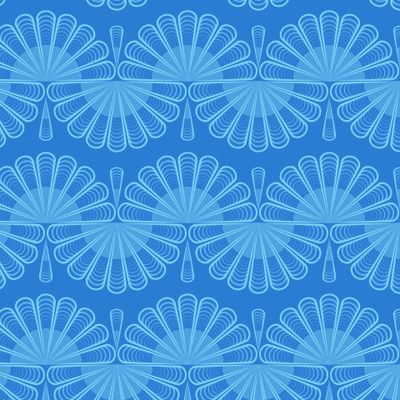 Синий арт деко