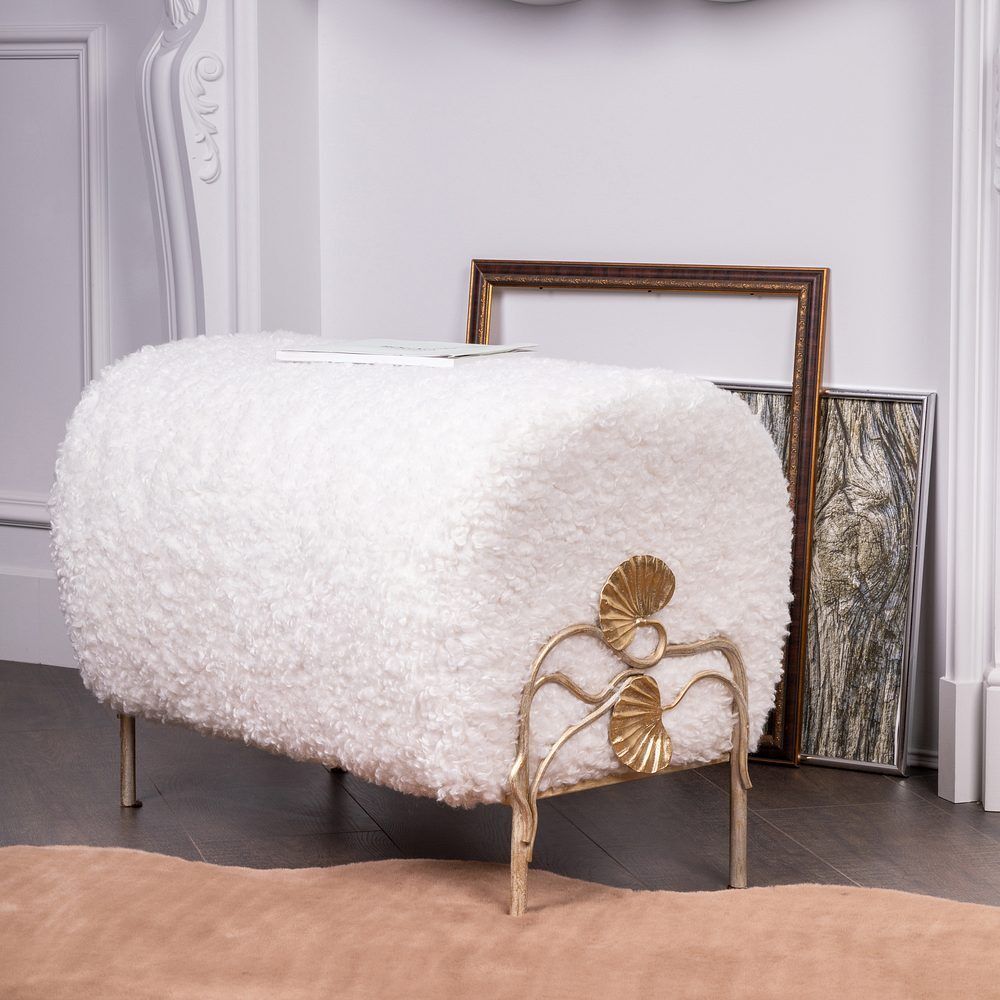 Банкетка Нимфея Молоко Айвори