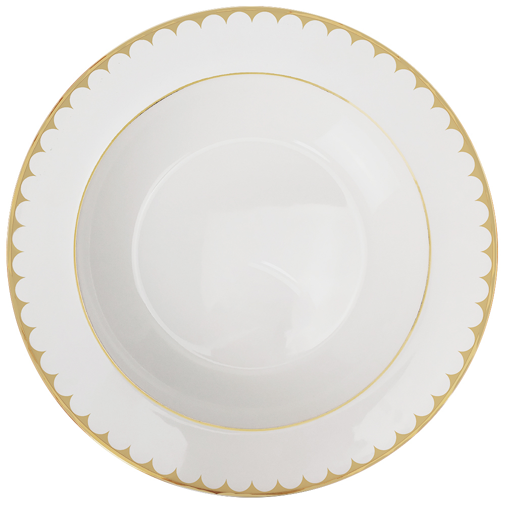 Суповая тарелка First Lady Свет Шампань