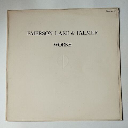 Винтажная виниловая пластинка LP Emerson Lake and Palmer Works (Volume 2) (UK 1977)