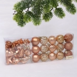 Набор ёлочных украшений «Elegant shine» 4 см (30 предмета), Шампань