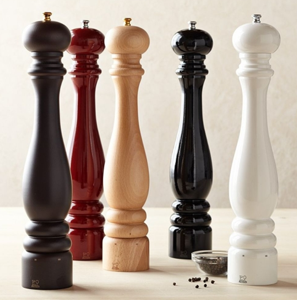 Мельница для соли 30 см Peugeot Paris темно-коричневая Франция коллекция