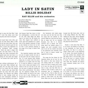 Billie Holiday, Ray Ellis And His Orchestra / Lady In Satin (LP)