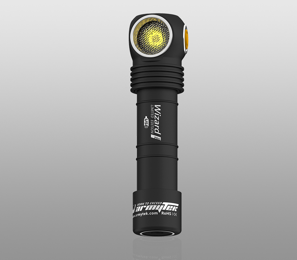 Мультифонарь яркий Armytek Wizard Pro Magnet USB Nichia LED F06201W (Тёплый свет, до 1400 OTF Lm)