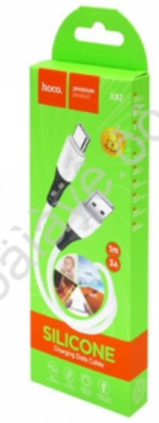 Шнур USB - Type-C  3,0Ам/1,0м белый HOCO X82
