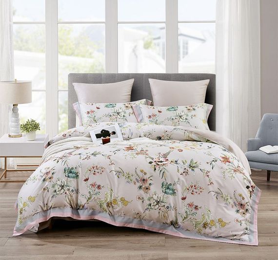 Постельное белье Asabella 2361 фланель, тенсел с хлопком