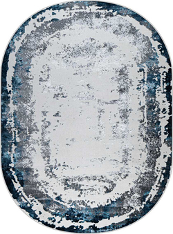 Kleopatra 36897J BLUE FLS \ L.GREY Овал