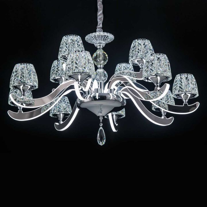 Подвесная светодиодная люстра Citilux Montserrat EL338P12