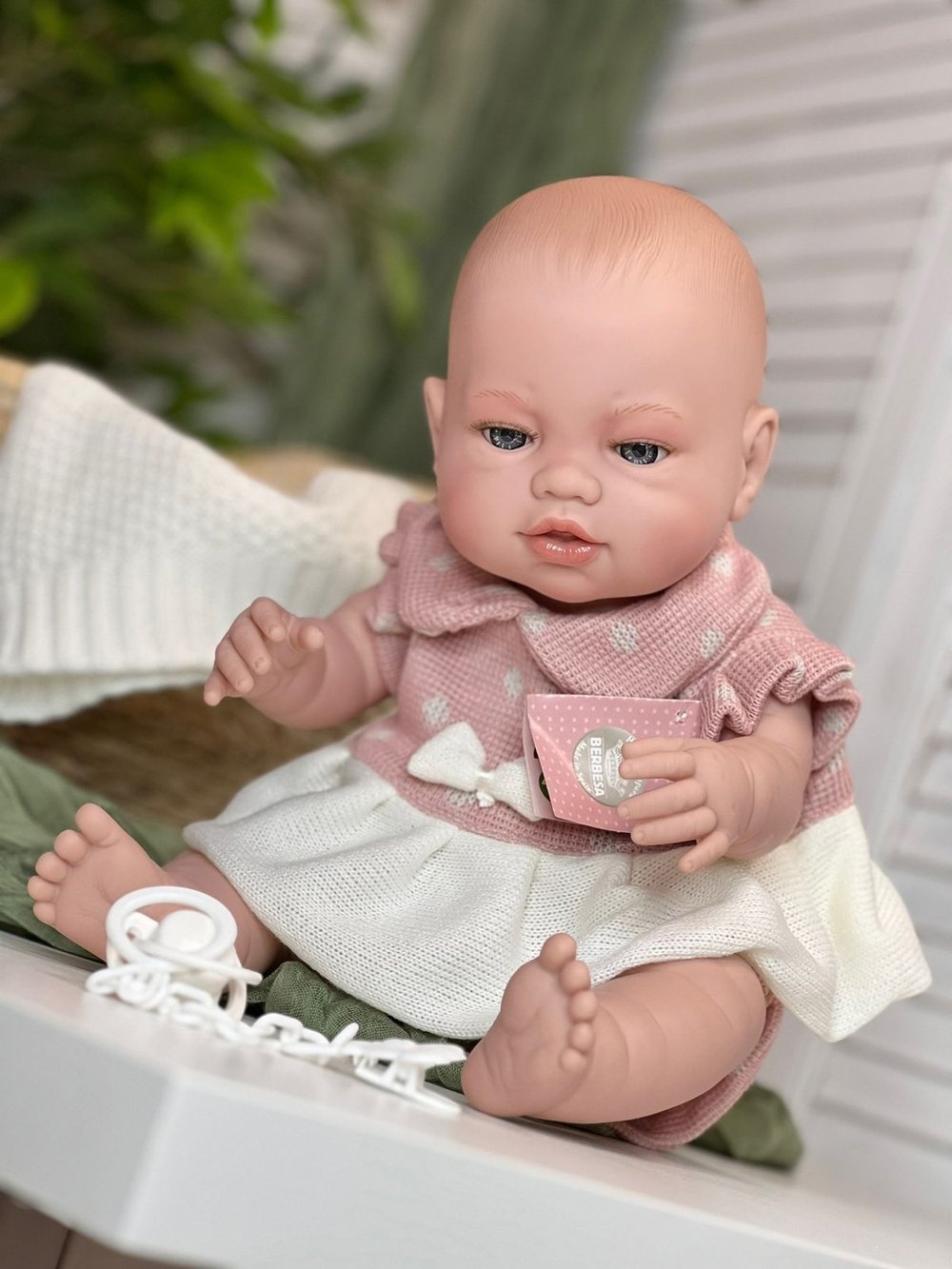 Кукла Berbesa виниловая 42см RECIEN NACIDO (5109C)