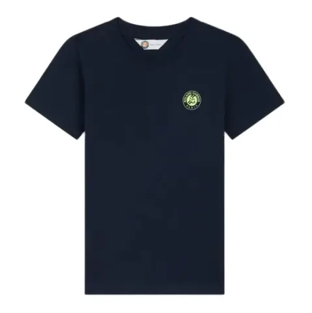 Детская теннисная футболка Roland Garros Back Ball - navy blue