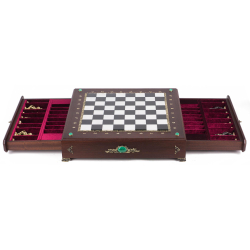Шахматный ларец фигуры "Камелот" 420х420х90 мм 17 кг А119023