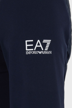 Женская теннисная куртка EA7 Woman Woven Bomber Jacket - Blue