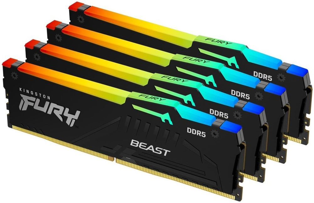 Модуль памяти DDR5 64GB (4*16GB) Kingston FURY KF560C40BBAK4-64