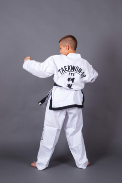 Добок ITF ProfSport (черный кант)