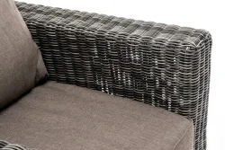 "Боно" лаунж-зона из искусственного ротанга, цвет графит