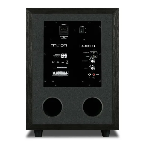 Mission LX-10 Sub MKII Lux Black