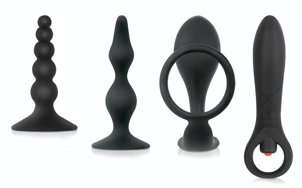 Набор стимуляторов простаты Intro To Prostate Kit (Цвет: черный)