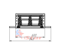 Мостик подкидной для гимнастики  пружинный