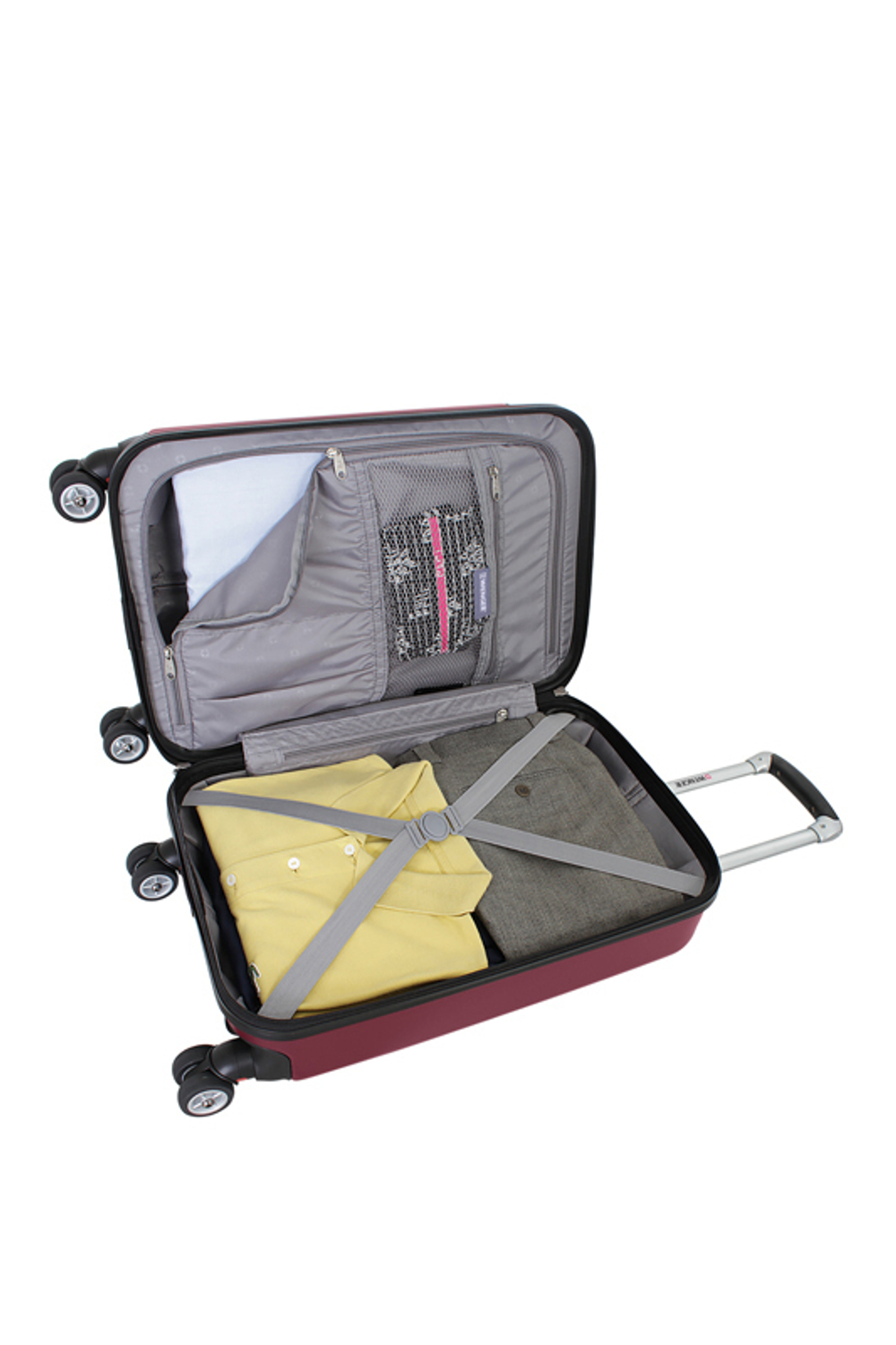 Чемодан Wenger Ridge, бордовый, 34х24х54 см, 31 л