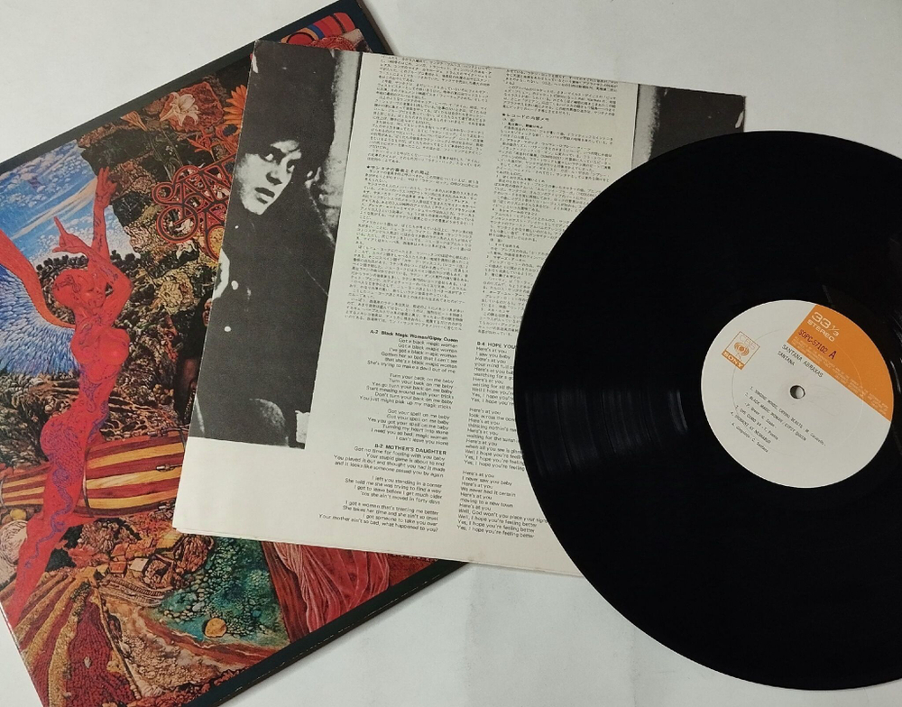 Винтажная виниловая пластинка LP Santana Abraxas (Japan 1970) (No Obi) Oye Como Va