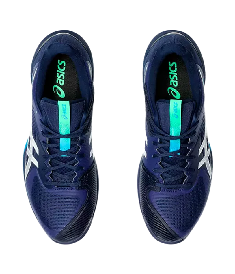 Asics Solution Speed FF 3 Глиняный синий простор-Белые кроссовки