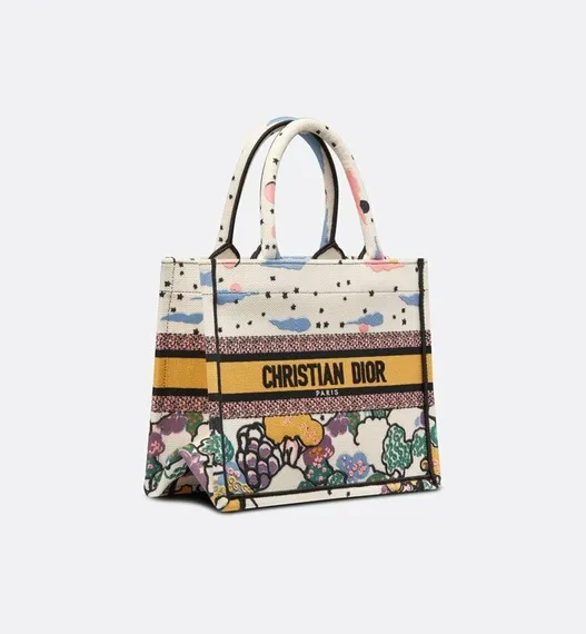 Сумка Dior Book Tote, модель маленького формата белый