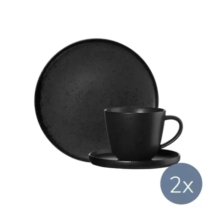 ASA - Кофейный набор Coppa Kuro на 2 персоны (4 шт.) / артикул   19140190 + 19020190  / GTIN