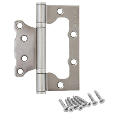 Петля накладная APECS 100*75*2,5-B2-Steel-CRM матовый хром (10/100)