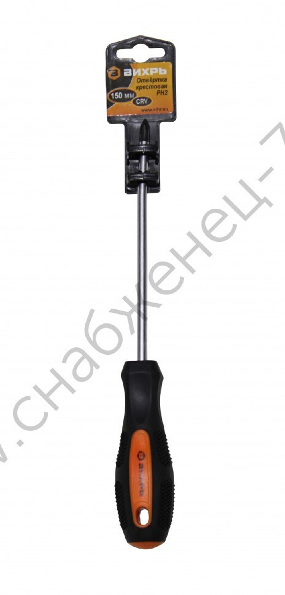 Отвёртка крестовая ВИХРЬ PH2 150мм
