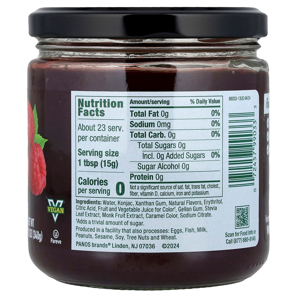 Walden Farms, Фруктовая паста со вкусом малины, 12 унций (340 г)