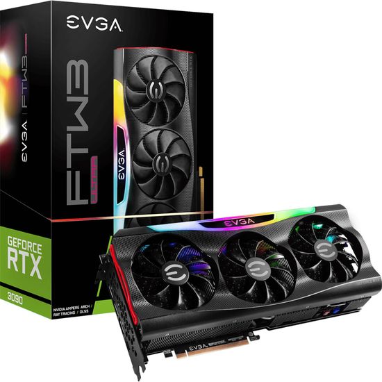 Видеокарта EVGA GeForce RTX 3090 FTW3 Ultra Gaming