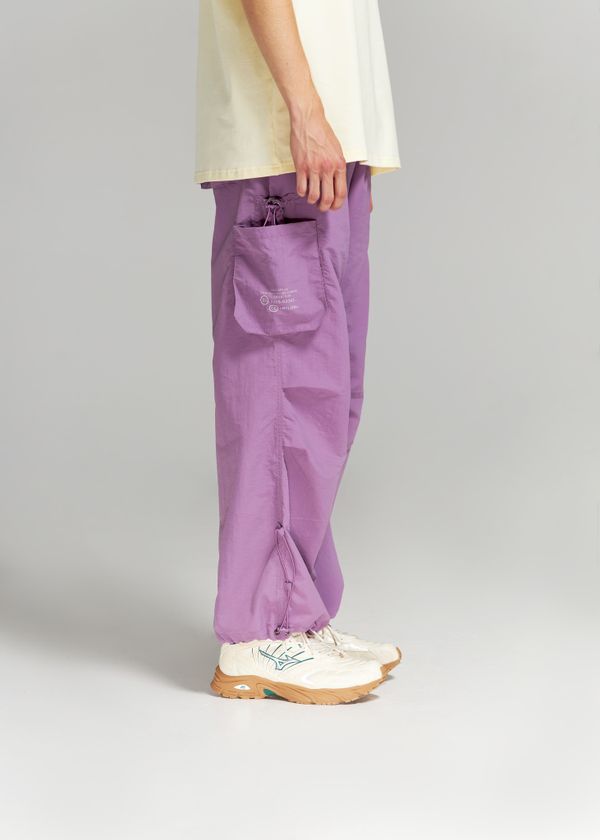 Брюки Multi pocket сиреневые - фото 4