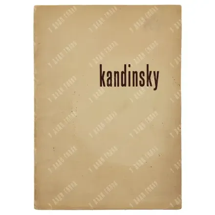 KANDINSKY (Кандинский). Uitgave Stedelijk Museum — Amsterdam, 1947