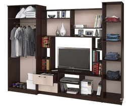 Гостиная "Александра 10" (венге/дуб млечный), ЛДСП, Фант-мебель, г. Волжск