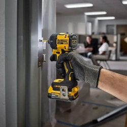 Аккумуляторный бесщеточный гидравлический ударный шуруповерт DeWalt DCF870NT, 20В, 1/4 дюйма, без АКБ,набор электроинструмента