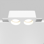 Встраиваемый светильник Maytoni Technical Gyps Modern DL123-GU10-02-W